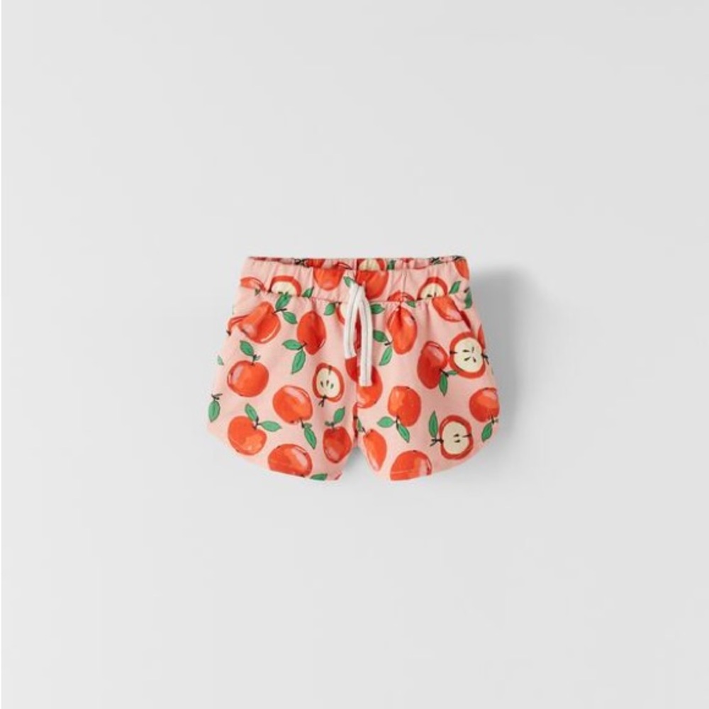 Zara girls fruit shorts